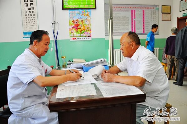 總醫院新建社區為65歲以上老人免費體檢