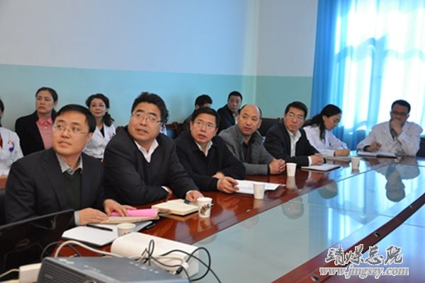 衛生部臨檢中心返聘專家、原總醫院職工谷小林一行來院參觀